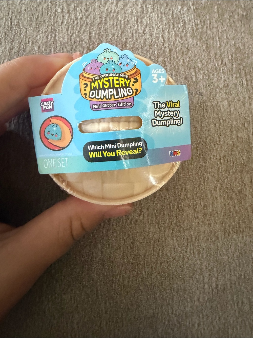 MINI glitter edition dumpling from RMS !🩵